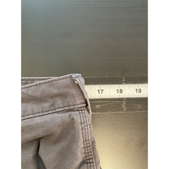 Ariat Mens Rebar M4 Low Rise Shorts Size 31 Gray Canvas Cargo Stretch Utility - Picture 7 of 11